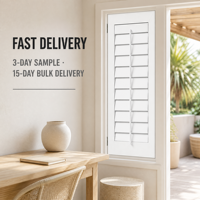Fabricant et distributeur OEM/ODM de volets de plantation, vente en gros B2B pour projets B2B mondiaux et solutions de couverture de fenêtres commerciales