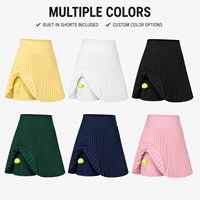 Jupe-short plissée personnalisée pour femme avec short intégré pour le golf en plein air et les activités sportives