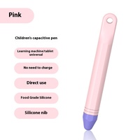 Stylos et crayons en silicone de qualité alimentaire pour enfants, avec fixation magnétique et trou de fixation, capacitifs passifs