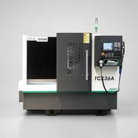 Tour horizontal numérique CNC GSK TCK36A à grande vitesse, à lit incliné, haute précision, pour travaux légers, avec rails linéaires taïwanais