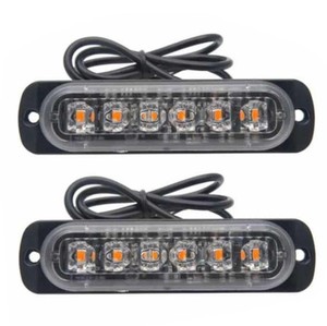 Feux stroboscopiques pour voiture, <span class=keywords><strong>6</strong></span> à 12 LED, feux de signalisation latéraux pour camion, 24 <span class=keywords><strong>volts</strong></span> 48V, feux de signalisation de danger pour camion - Product Image 2