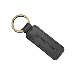 Porte-clés en cuir de vache pour <span class=keywords><strong>Scooter</strong></span> <span class=keywords><strong>Honda</strong></span> <span class=keywords><strong>PCX</strong></span> <span class=keywords><strong>125</strong></span> 150 - Product Image 1