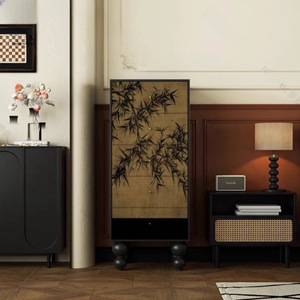 สไตล์ฝรั่งเศสย้อนยุคไม้เนื้อแข็งตู้เก็บของห้าลิ้นชักกันความชื้นสำหรับห้องนั่งเล่นห้องนอนตกแต่งบ้าน - Product Image 2