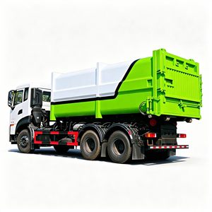 Camión de Basura Dongfen 6*4 con Gancho de Elevación Directo de Fábrica, con Contenedor de Residuos Acoplable, Brazo Hidráulico de Gancho Deslizante para Basura - Product Image 2