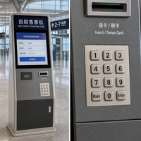 KB-803 Keypad Numerik Industri Tahan Air IP65 Kustom dari Baja Tahan Karat 12 Tombol USB PS/2 RS232 untuk Mesin CNC Kios.