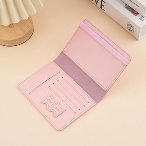 Hot-selling PU Leather Passport <b>Wallet</b> Multi-functional Passport <b>Holder</b> Cover Travel RFID Blocking ID Card Case - Product Image 4