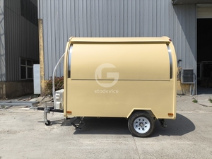 Camion de restauration rapide mobile extérieur chinois de 8 pieds avec remorque alimentaire fermée - Product Image 4