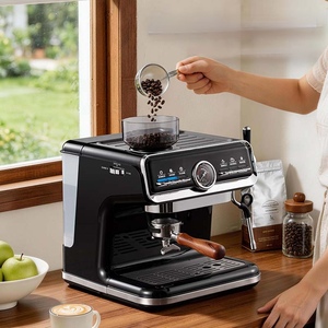 Concentration Italian Semi-<b>automatic</b> <b>Coffee</b> <b>Machine</b> Grinding Integrated Cold & Hot Double Extraction Household Italian Semi-auto - Product Image 2