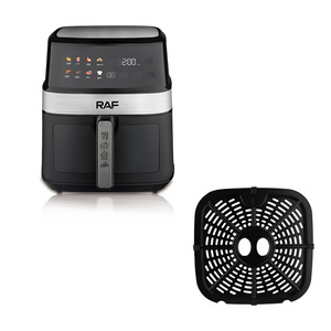 หม้อทอดไร้น้ำมันอัจฉริยะ RAF สแตนเลส 8 ลิตร พร้อมหน้าต่างมองเห็นได้ - Product Image 5