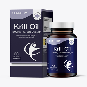 Huile de krill <span class=keywords><strong>antarctique</strong></span> oméga 3 WrightLife en capsules molles, complément pour le cœur et le cerveau - Product Image 1