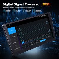 Reproductor Multimedia Universal para Automóvil de 9 Pulgadas con Sistema Operativo Linux, CarPlay Inalámbrico, Android Auto, Control del Volante, Radio para Automóvil