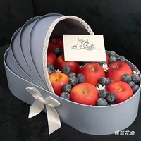 Boîte d'emballage en carton blanc avec nœud en dentelle pour bouquets de fleurs, vente en gros