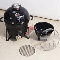 Gril en émail à double couche, vente en gros, dernier design, meilleures ventes, gril en fer de 14 pouces, barbecue portable au charbon de bois pour l'extérieur