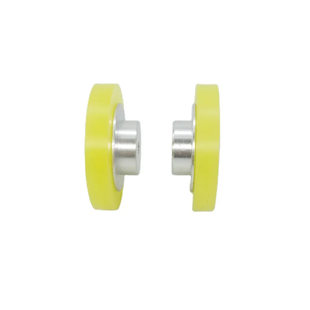200mm Polyurethane Synchronizer wheel 6 MM Bore 2pcs in a bag for rotary encoder meter counter
