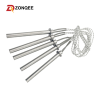 Cartouche chauffante électrique 220 V 400 W, élément chauffant tubulaire en forme de crayon pour l'industrie