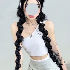 Long Daenggi Trenzado Hair Band Bundles ST230331 (WBD877B) con Wit Hair Band - Product Image 1