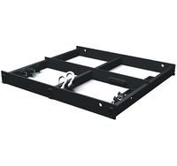 FL-12D Châssis supérieur en métal avec pare-chocs pour accessoires de haut-parleur, pour crossover externe, line array, grille double 12 pouces, professionnel haute performance