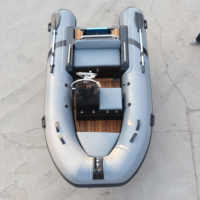 Bateau semi-rigide en fibre de verre CE 12 pieds Hypalon 360 Orca Hypalon