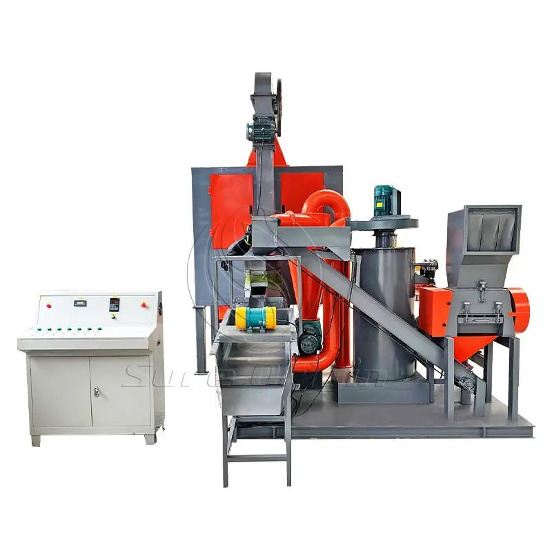 Neues Design Schrott Kupferdraht Abisolier recycling maschine Full Set Draht granulator Maschine in Großbritannien