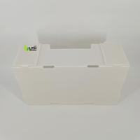 Boîte en plastique ondulé MFPP pliable, réutilisable, empilable, de qualité alimentaire, étanche, personnalisable, pour le stockage des légumes et des fruits, pour les cadeaux, pour le shopping