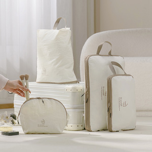 Dicompression sıkıştırma seyahat düzenleyici çanta seti seyahat bagaj organizatör çanta 4 adet ambalaj küpleri saklama torbaları - Product Image 2