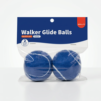 Glissières de luxe pré-coupées pour balles de tennis pour marcheurs, accessoires universels pré-coupés pour personnes âgées, excellents cadeaux