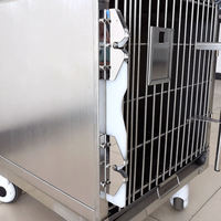 Cage vétérinaire de luxe pour animaux de compagnie, pour soins intensifs en clinique vétérinaire, avec oxygénothérapie infrarouge