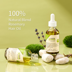 Aceite para el Crecimiento del Cabello con Romero y Ricino Orgánico de Marca Privada, Tratamiento Anticaspa para el Cuero Cabelludo, Crecimiento Rápido, Aceite Nutritivo para el Cabello del Bebé - Product Image 3