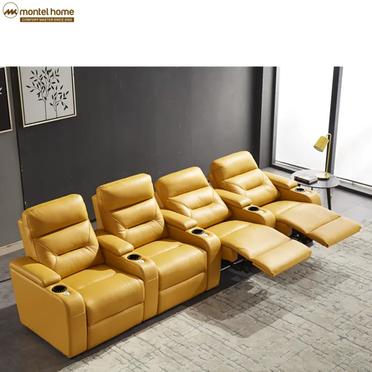 Kursi Sofa Dudukan Mebel Kursi Bangku untuk Kursi Teater Rumah Mewah Penggunaan Umum Kursi Bioskop Berbaring