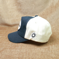 Casquette de baseball à 5 panneaux avec bord incurvé et broderie de marque, couleur personnalisée