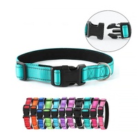Collier de dressage pour chien en nylon tactique réglable multicolores réfléchissant personnalisé en gros