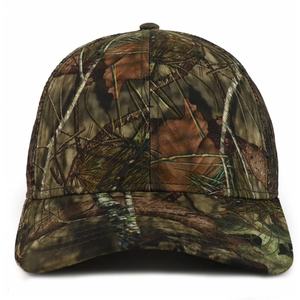 Fabricante OEM, gorras de camionero de camuflaje, gorra de malla de camionero con estampado de camuflaje estructurado para exteriores, gorra de camionero de camuflaje naranja - Product Image 5