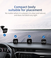 Pantalla Head-Up LED G4S Directa de Fábrica, Velocímetro Automático GPS HUD KMH MPH, Alarma de Exceso de Velocidad con Función de Reloj