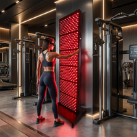 Appareil de luminothérapie LED rouge pour le corps entier, soulagement de la douleur, récupération musculaire, panneau de lumière infrarouge PBM LLLT