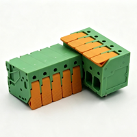 Bloc de bornes à levier AOSI DG2206R 7,5 mm 41A 600V 24 à 8 AWG Connecteur de fil à ressort pour circuit imprimé PA94V0 pour contrôle industriel