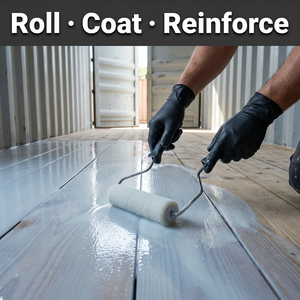 สารเคลือบเสริมความแข็งแรงพื้นตู้คอนเทนเนอร์ ป้องกันฝุ่นละออง สำหรับขนส่งสินค้า - Product Image 4