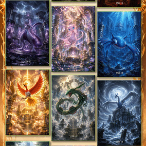สมุดใส่การ์ดสะสมโปเกมอนลายจีนโบราณ ฉลองครบรอบ 30 ปี พร้อมซองใส่การ์ด สำหรับเกมกระดาน - Product Image 3