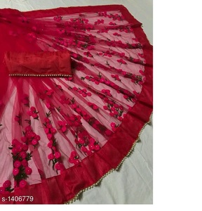 Ropa étnica SareeIndian Designer Partywear Saree Alphanumero - Product Image 4