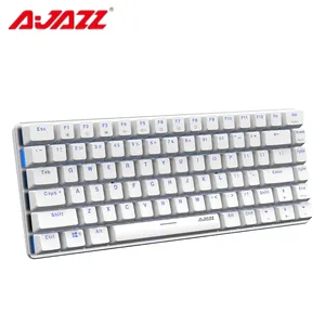 AJAZZ AK33 Gaming Machinery 82 Keys Keyboard Backlight RGB Programmable for WIN/iOS Full Key Impulse Free