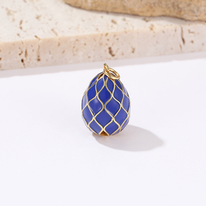 <span class=keywords><strong>Bijoux</strong></span> en émail plaqué or 14K, pendentif oeuf de pâques <span class=keywords><strong>russe</strong></span> - Product Image 5