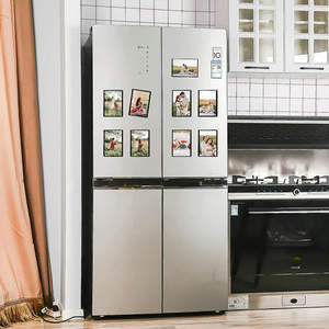 Tamaño personalizado transparente foto titular <span class=keywords><strong>nevera</strong></span> imán magnético acrílico marco de fotos imán - Product Image 5