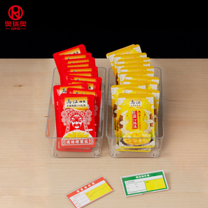 Exhibidor de PET de Alta Claridad para Tiendas de Snacks, Estante de Plástico Resistente para Mostrador, para Supermercados y Uso Doméstico - Product Image 4