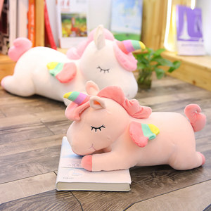 ตุ๊กตา<span class=keywords><strong>ยู</strong></span><span class=keywords><strong>นิ</strong></span>คอร์นน่ารัก หมอนนุ่ม ผ้าฝ้าย ของเล่นตุ๊กตายูนิคอร์น - Product Image 3