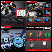 Launch X431 PRO ELITE Escáner de Diagnóstico Automotriz de 8 Pulgadas OBD/OBD2 para Todos los Sistemas CANFD/DOIP Prueba Activa Lectura y Eliminación de Códigos