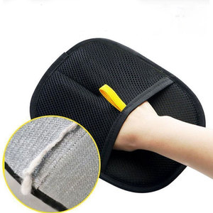 ถุงมือกำจัดขนสัตว์เลี้ยงแบบหนา 12 มม. ขนาด 24x18 ซม. สำหรับแมวขนยาว พร้อมหวีโค้ง - Product Image 4
