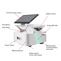 Châssis de robot à chenilles S200 avec charge utile de 60 kg, Lidar open-source, SLAM et cartographie, robot de service différentiel ROS