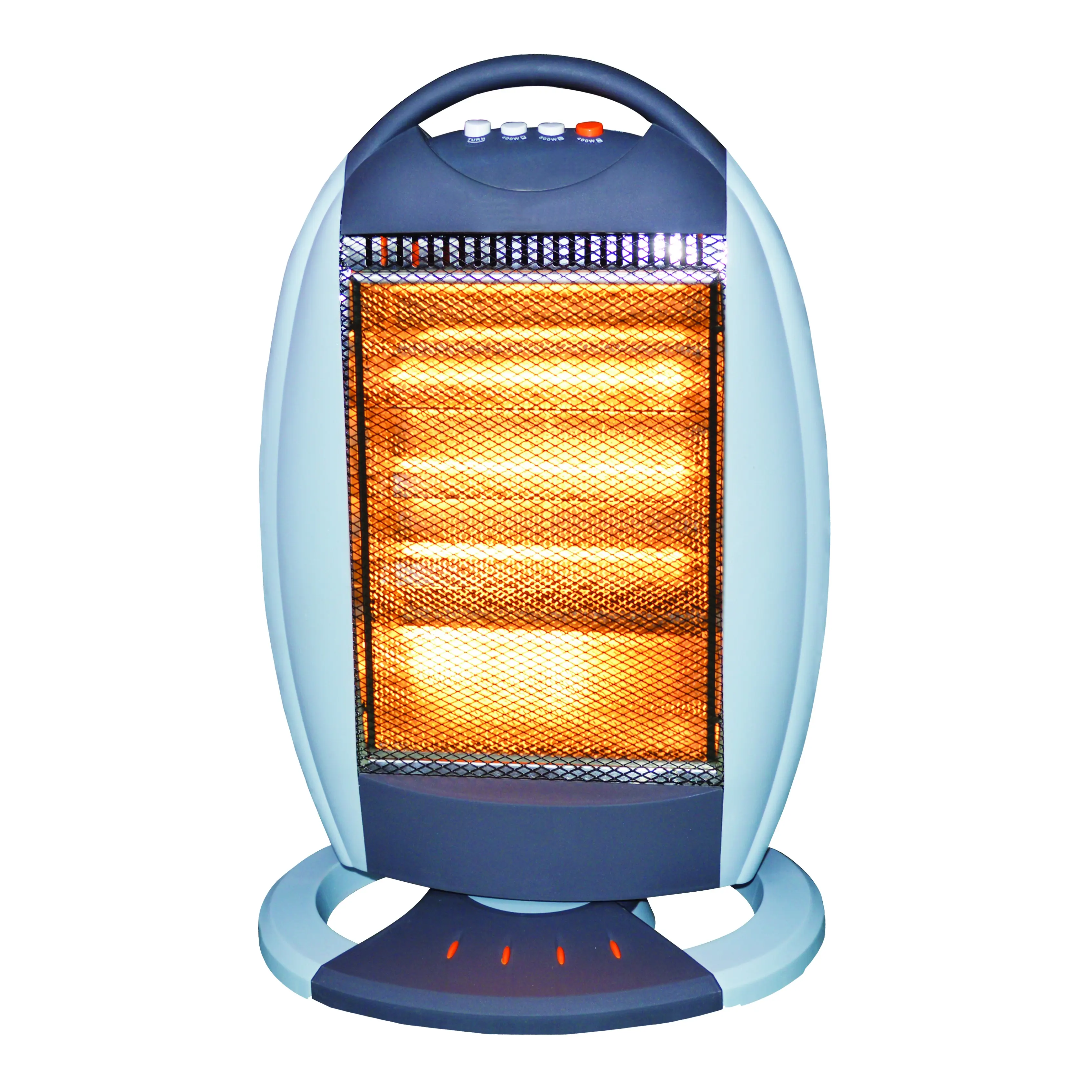 Electric Halogen Infrared Heater with Wide Angle Oscillation