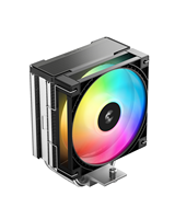 Refroidisseur d'air AG400 G2 ARGB Noir à tour unique, flux d'air puissant, compatible LGA1851/1700/AM5/AM4 pour processeur