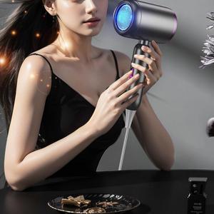 Sèche-cheveux de qualité supérieure, ions négatifs, haute vitesse, puissance élevée, portable, professionnel, ionique, haute vitesse, portable - Product Image 3
