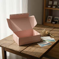 Direktverkauf ab Werk: Gewellte Faltbare Kleidungs-Papierboxen, Matte Versandkartons für Geschenk- und Versandverpackungen